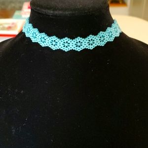 Adjustable Faux Leather Choker